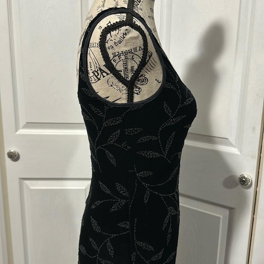 Women's Long Black Embelished Alexia Admor Formal Dress - Picture 10 of 13